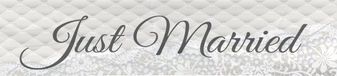 Merkloos Just Married bruiloft versiering banner - 360 x 60 cm