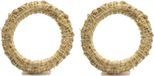 Merkloos Decoris Strokrans - Set van 2 - 50 cm - Multi - Hout