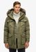 Superdry Chinook Parka van Imitatiebont Heren Gewatteerde Jas