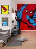 Komar Vlies fotobehang - Marvel PowerUp Spider-Man Watchout - afmeting 200 x 250 cm