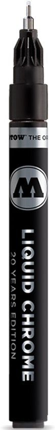 Molotow Liquid Chrome Marker - 1 mm - Stift met zilver spiegeleffect