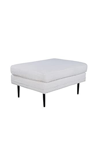 Venture Home 15550-000 Boom Ottoman, zwart, wit