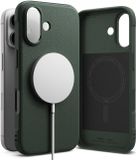 Ringke Onyx Magnetic iPhone 16 Plus Hoesje MagSafe Back Cover Groen