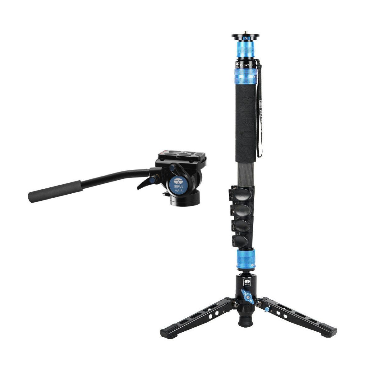 Sirui Monopod P-325FL + VA-5 Videokop
