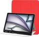 Selected by GSMpunt.nl Tablet Hoes Geschikt voor Apple iPad Air 11 (2024/2025/2026) | Luxe Tri-Fold Book Case | Kunst Leren Bescherm Hoes | Standaard Functie | Rood