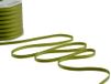 Furlanis - Dubbel satijnen lint, Italiaanse stof - mosgroen, 6 mm x 25 m