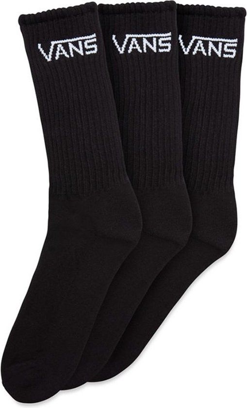 Vans Classic Crew Sokken 3-Pack Zwart Dames