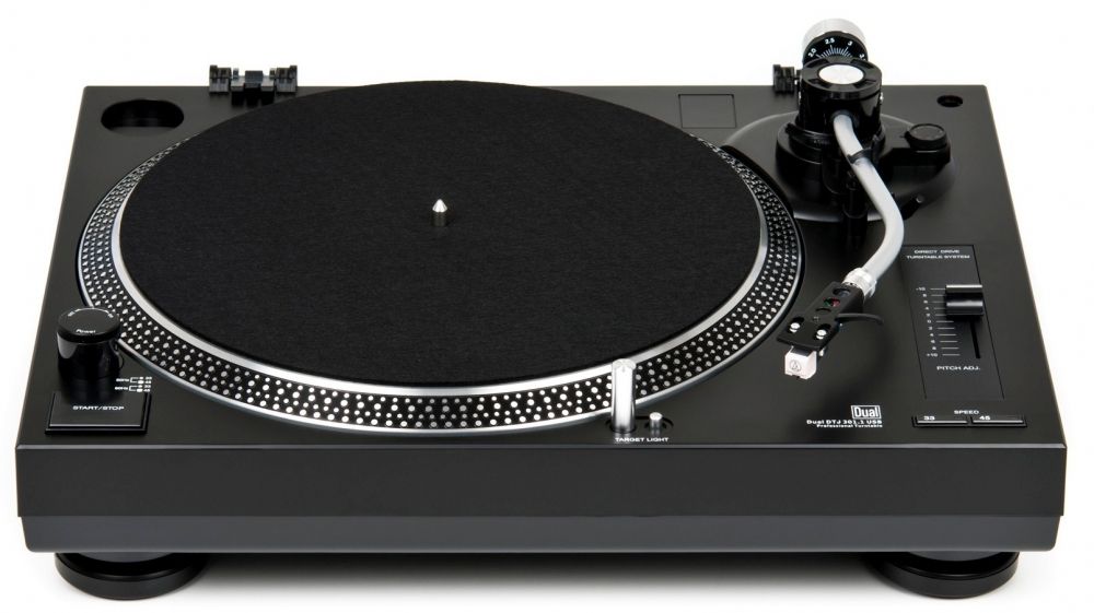 Dual DTJ 301.1 DJ Turntable - Direct Drive - Black