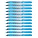Pentel SXS15 Handy-Line S markeerstiften, intrekbaar, navulbaar, niet uitdrogende punt, blauw, 12 stuks