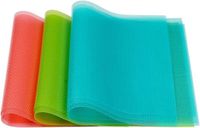 LHZTRADING SARL Tapis de réfrigérateur - 9 pièces - Rouge, Vert, Bleu - EVA - 45x30 cm