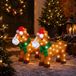 Lumineo Kerstverlichting figuur - paard - 17,5 x 44 x 38 cm - acryl - buiten - LED - koel wit licht