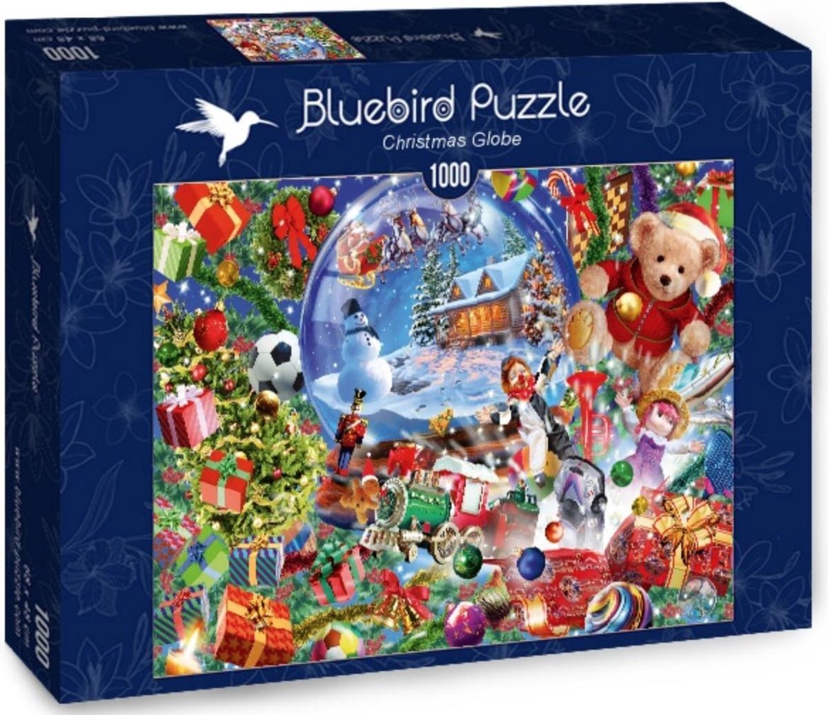 Blue Bird Christmas Globe - 1000 stukjes - Legpuzzel