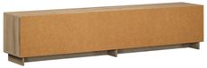 Meuble TV artisanal en chêne 180 x 34,5 x 40 cm Bois traité