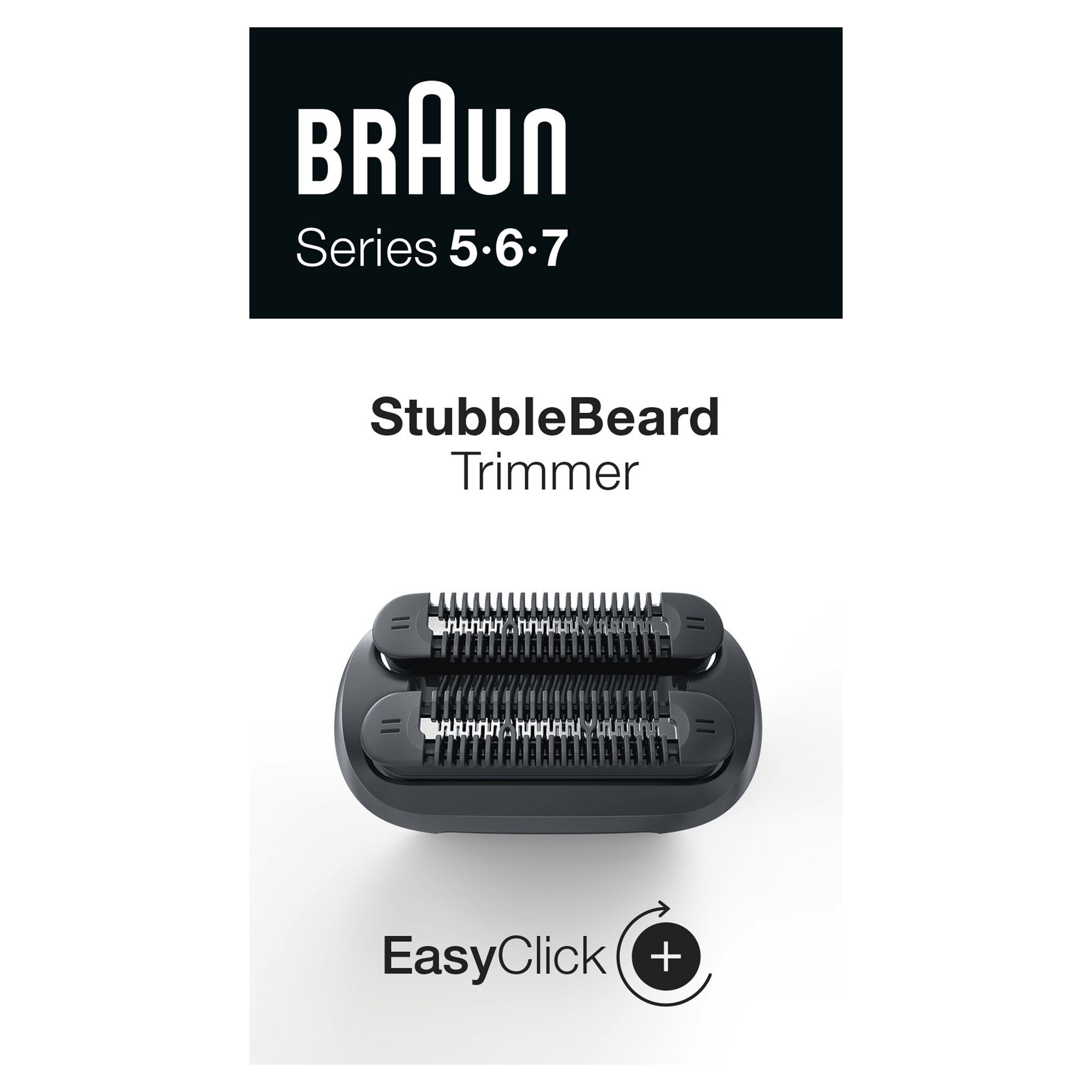 Braun EasyClick Scheerhoofd - Series 5/6/7 - Zwart