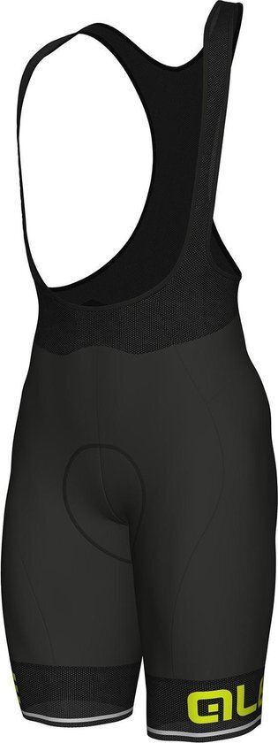 Alé Cycling Corsa Bib Shorts Heren geel/zwart