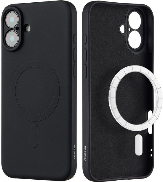 imoshion Color Backcover geschikt voor MagSafe - Zwart - Apple iPhone 16
