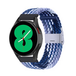 By Qubix Qubix - Braided nylon bandje - Blauw gemêleerd - Geschikt voor Xiaomi Mi Watch / Geschikt voor Xiaomi Watch 2 / Geschikt voor Xiaomi Watch S1 / S2 / S3 / S4 (47mm)