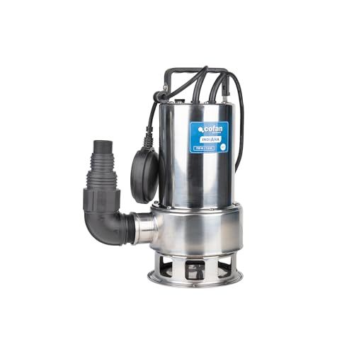 Enlace Cofan Dompelpomp voor afvalwater | Met vlotterschakelaar | Vermogen: 750 W | Maximale debiet: 13.000 l/u | 7 m onderdompeling | Materiaal: roestvrij staal