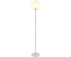 Globo vloerlamp Blacky i - nikkel - metaal - 30 cm - E27 fitting - 15345SNO