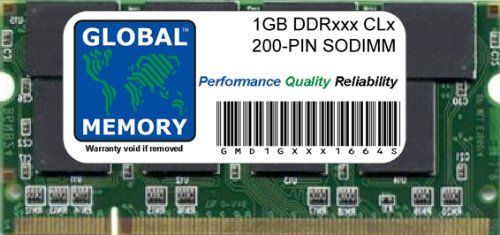 GLOBAL MEMORY 1 GB DDR SODIMM Memory Ram voor Ibook G4 & Aluminium Powerbook G4