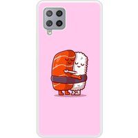 Samsung Bedrukt siliconen hoesje compatibel met Galaxy A42 5G Sushi hug