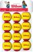 Wilson Stage 3 Starter Red Tennisballen set 12 stuks