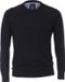 Redmond heren trui katoen - O-hals - donkerblauw