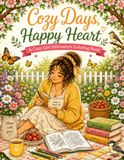 Cozy Days, Happy Heart: A Cozy Girl Affirmation Coloring Book