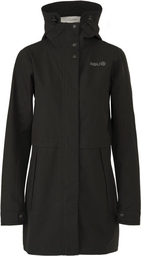 AGU Urban Outdoor Parka Regenjas Dames Zwart L