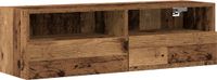 vidaXL TV Wandkast 100 x 30 x 30 cm Oud hout Bewerkt hout