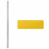 vidaXL Zelfklevende raamfolie gesatineerde strepen 90 x 2000 cm PVC