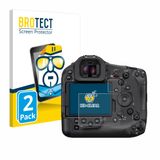 BROTECT Screenprotector voor Canon EOS R1 - Folie Beschermfolie transparant 2 Stuks