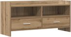 vidaXL Meuble TV 100 x 33 x 47 cm Chêne artisanal Bois traité