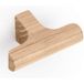 Viefe HINOKI WOOD Furniture Knob, Raw Oak Wood (Untreated)