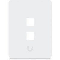 Ubiquiti Unifi Wandplaat - Universal Paintable Keystone - 1 Gang - 2 Modules (Pak Van 4)
