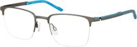 AD LIB Optische Prescription Eyewear Frames voor heren, grijs, 53 (M)