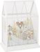 J-Line Ledkerstdorp - glas/synthetisch - wit/goud - medium