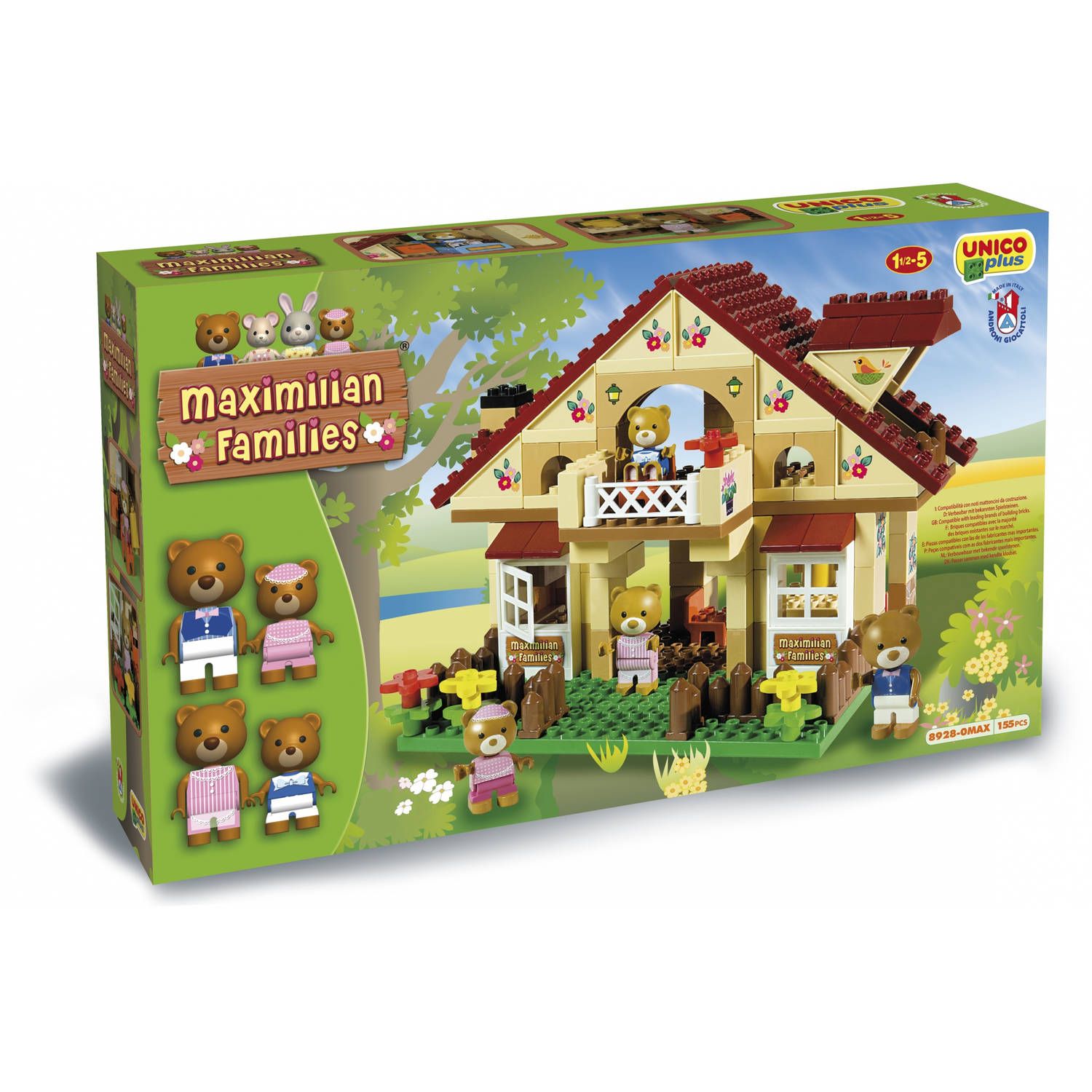 Mundo Unico Maximilian Families Berenhuis 155-delig - 8000796089281