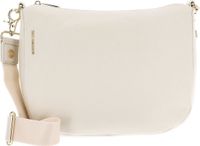 MANDARINA DUCK Leren Schoudertas Mellow Leather Hobo Bag Almond Crème