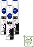 Nivea Deospray Invisible Black & White - 48 heures de protection - 3 x 150 ml
