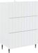 vidaXL Ladekast Wit 66 x 34,5 x 92 cm Bewerkt hout