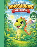 Mein großes Dinosaurier Malbuch
