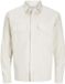 Jack & Jones Denim overhemd Comfort Fit Lange Mouw Biologisch Katoen Effen Casual Regular Fit Mannen XXL Moonbeam