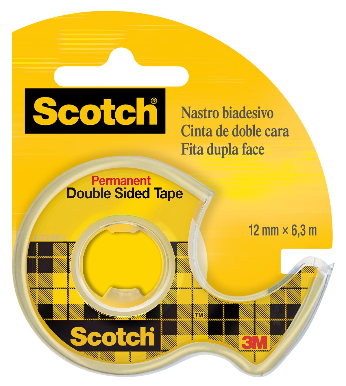 Scotch 665-136D - Kantoortape - Transparant - 12mm x 33m