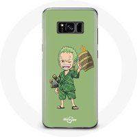 Maniacase Hoesje voor Samsung Galaxy S8 plus One piece Manga Roronoa Zoro