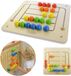 Masterkidz Tableau éducatif labyrinthe perles Montessori