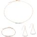 Sloya Piana Collier, bracelet et boucles d'oreilles en pierre amazonite femme