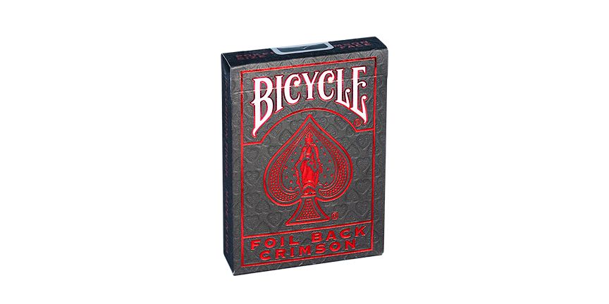 Bicycle Metalluxe Crimson Rider Back - Speelkaarten