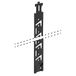 Hettich 77524 roulement et glissière pour tiroir 352 mm Noir Plastique