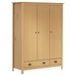 vidaXL Armoire Hill 3 portes 127x50x170 cm pin massif